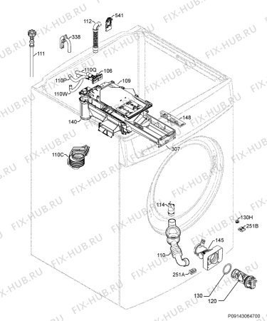 Взрыв-схема стиральной машины Kuppersbusch WT1458.0W-CN - Схема узла Hydraulic System 272